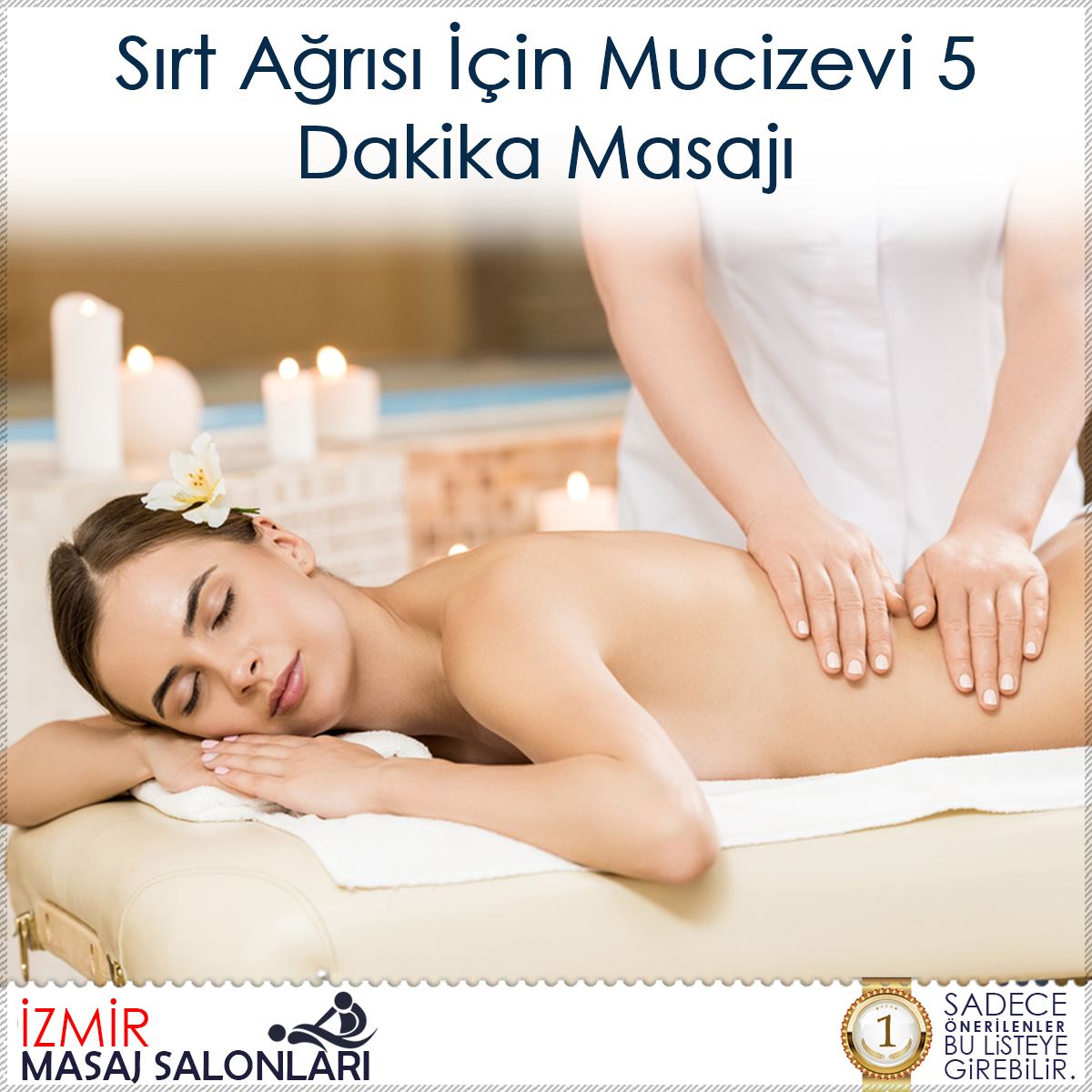 Sırt Ağrısı İçin Mucizevi 5 Dakika Masajı : Kapak Görseli